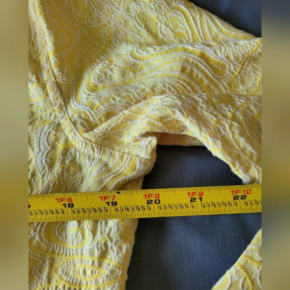 Analogy Stretchy Jacket / Blazer - Lemon Yellow, Sz L - VGC - Picture 7 of 9